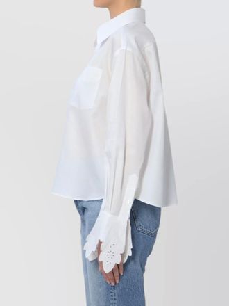 Celine cropped cotton shirt
