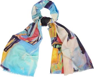 Saachi Saachi Harbour Days Printed Scarf