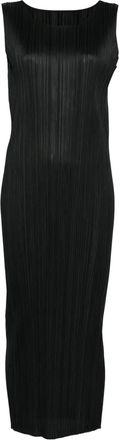 Pleats Please Issey Miyake Abito girocollo smanicato - Nero