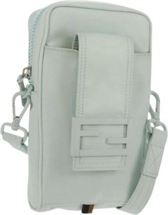 Fendi Pre-owned Cross Body Bags, female, Blue, Size: ONE SIZE Pre-owned Vintage Cross Body Bag