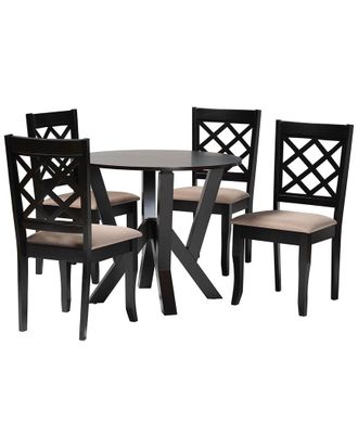 Baxton Studio Adina Modern 5Pc Dining Set