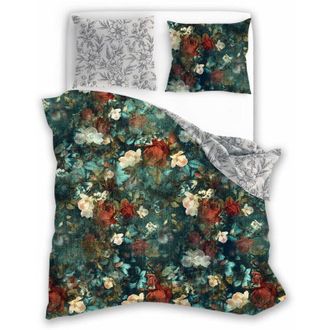 OEM Ropa De Cama De Sat&eacute;n 140x200 Con Estampado Digital De Flores Nobles