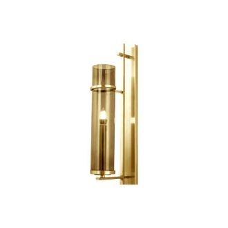 OEM Eterion Brass & Cognac Wall - L&aacute;mpara De Pared