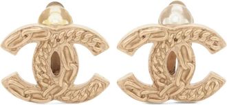Chanel 2010 CC Mark clip-on earrings - women - Gold Plated - One Size