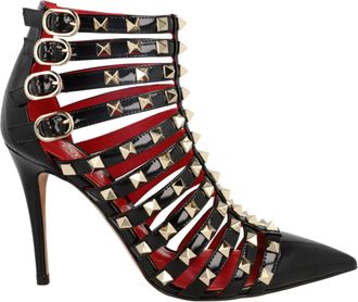 Valentino Caged Rockstud Booties