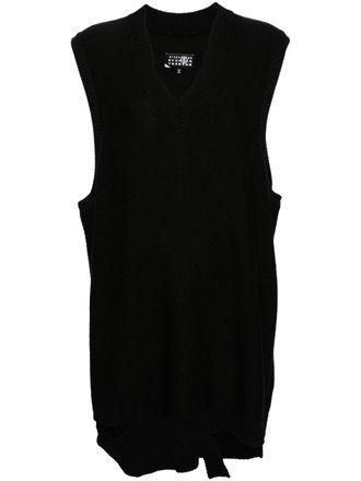 Maison Margiela Abito corto smanicato - Nero