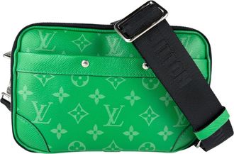 Louis Vuitton Vert Taigarama Shoulder Bag (Pre-Owned)