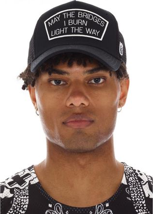 Cult of Individuality May the Bridges Mesh Back Trucker Hat in Black at Nordstrom