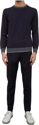 Pantaloni Torino Heren, Broeken, Blauw, Maat: 2XL