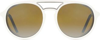 Vuarnet VL1709 ICE ROUND 0027 7184 Mens Sunglasses White Size 53