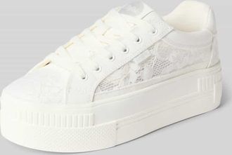 Buffalo Sneaker mit Plateausohle und Spitze Modell PAIRED BLOOM in Weiss, Gr&ouml;&szlig;e 36