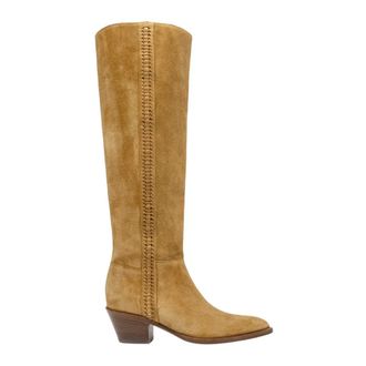 Buttero Annie Hoge Laars - Dames - Schoenen - Bruin - Maat: 38 EU Leer