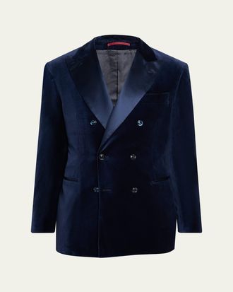 Brunello Cucinelli Mens Velvet Tuxedo Jacket