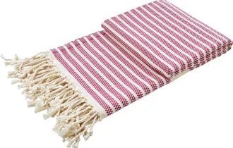 done. Plaid »Lounge Stripes« Leichtes Plaid mit geknoteten Fransen