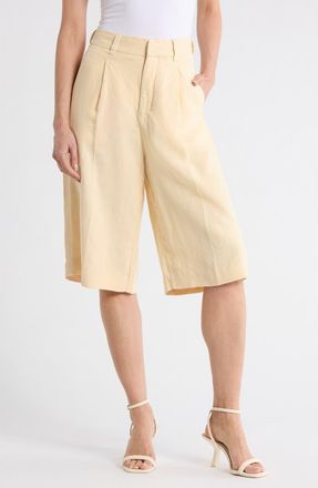 DL1961 Hepburn Linen Pants in Wheat Linen at Nordstrom Rack, Size 26