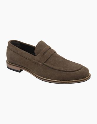 Frank Wright Mens Turnbull Mens Loafers - Almond Suede - Size: 10