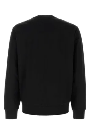 HUGO BOSS Logo-Embroidered Cotton Sweatshirt - Black