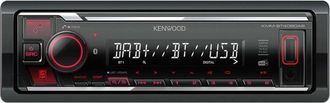 Kenwood Autoradio Kenwood KMMBT408DAB Mp3 con Dab/Bluetooth/Usb/iPod/Aux-in Nero [KMMBT408DAB]