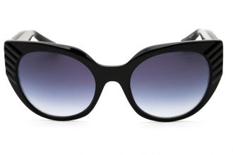 Guess GU00255 Cat-Eye Gradient Smoke Lens Sunglasses - Black