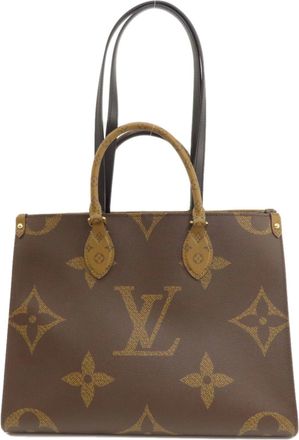 Louis Vuitton Brown Monogram Reverse Tote Bag (Pre-Owned)