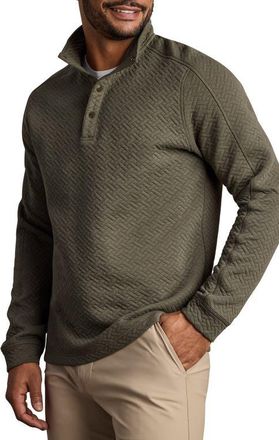 Rhone Weekend Quilted Pullover in Lichen Green at Nordstrom, Size Xx-Large