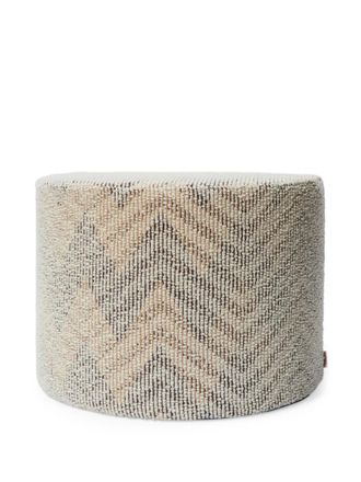 Missoni Home Dinamico Bouclé kruk (30 cm x 40 cm) - Beige