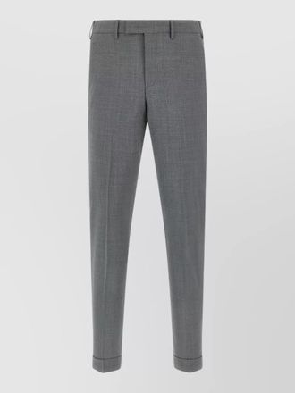 Pantaloni Torino master tailored trousers front crease belt loops