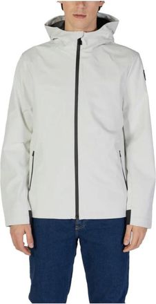 Suns Light Jackets, male, White, Size: 2XL Polyester Jacket for Men Fall/Winter