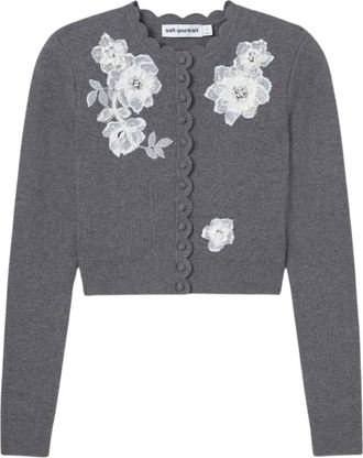 Self Portrait Donna, Maglie, Grigio, M, new