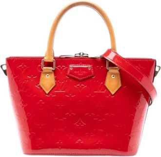 Louis Vuitton Pre-owned Handbags, female, Red, Size: ONE SIZE Pre-owned Montebello PM