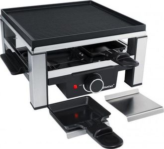 Steba RC 104 Friggitrice ad aria calda da 900 W, Nero con dettagli in acciaio inossidabile