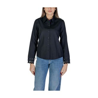 Jacqueline de Yong Mujer, Blusas y Camisas, Negro, Talla: L