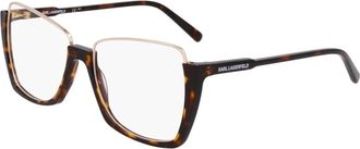 Karl Lagerfeld Kl 355 Zonnebrillen - Dames - Brillen - Bruin - 55 MM - Accessoires
