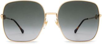 Gucci Occhiali da sole con morsetto - Oro