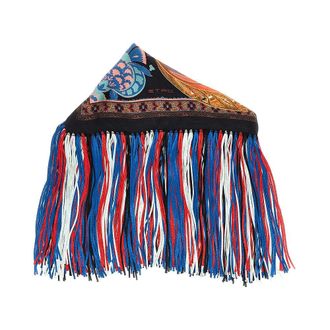 Etro Fringed silk scarf Woman One Size