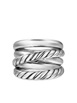 David Yurman Five Row Cable zilveren kabelring