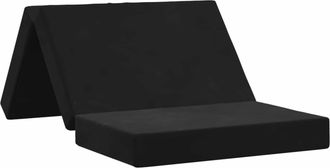 vidaXL Sof&aacute; Cama Plegable 100 X 67 X 45 Cm Negro Vidaxl