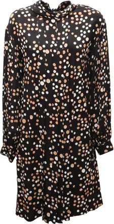 Diane Von F&uuml;rstenberg Meadow Jurk - Dames - Korte kleedjes - Zwart - XL - Kleedjes