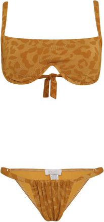 Brigitte Bikini Bia con nodo - Oro