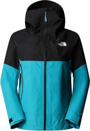 The North Face GTX Jazzi Jacket Regenjacke f&uuml;r Damen | t&uuml;rkis/schwarz