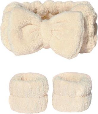 SLEEK'E Let it Drip Headband and Wristbands in Sand at Nordstrom