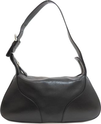 Bally Leather Shoulder Bag (Pre-Owned)