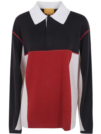 Guest In Residence Polo Shirt Color Block Color Block Rugby