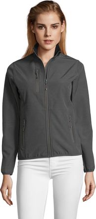 SOLS Dames/dames Radian Soft Shell Jacket (Houtskool Grijs Effen)