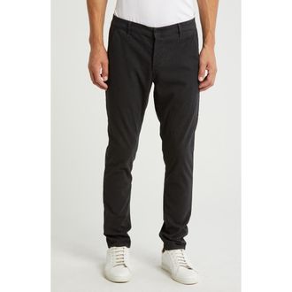 AG - Adriano Goldschmied Skinny Fit Chino Pants in Charcoal Black at Nordstrom Rack, Size 32 X 32