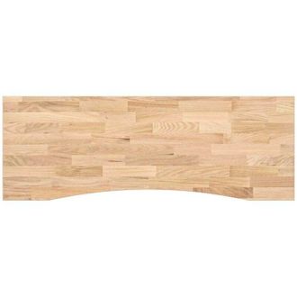 vidaXL Piano Scrivania 140x60x2,5 cm Rovere Massello Non Trattato - Vidaxl