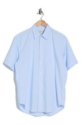 Coastaoro Eben Short Sleeve Button-Up Shirt in Blue at Nordstrom Rack, Size Xx-Large