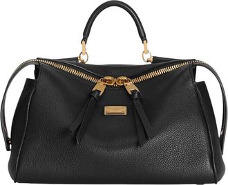 Dolce & Gabbana Black Vittoria Mini Satchel