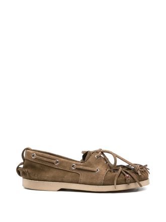 Golden Goose Boot Mocassin Suede Bovenwerk Met Accessoires