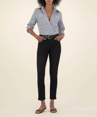 Kut from the Kloth Rachael High Rise Mom Jeans In Uplifting